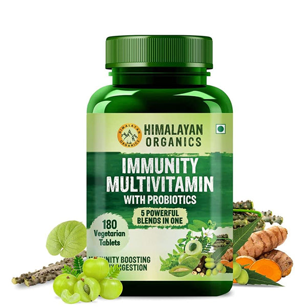 Himalayan Organics Immunity Multivitamin with Probiotics Tablets - Distacart
