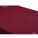 Thumbnail for Cotton Dining Table Cover 6 Seater - Maroon - Distacart