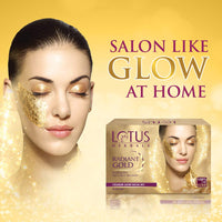 Thumbnail for Lotus Herbals Radiant Gold Cellular Glow Facial Kit ingredents