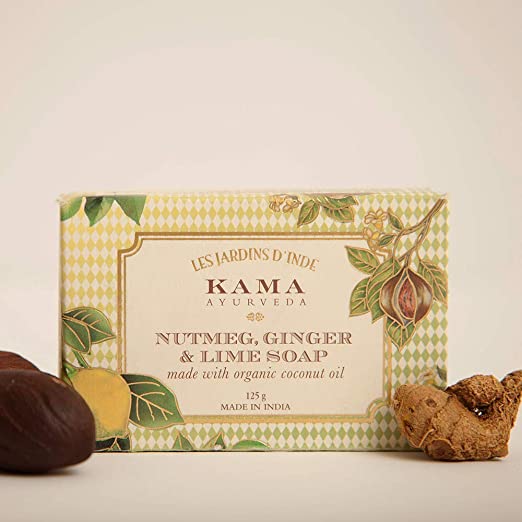 Kama Ayurveda Nutmeg, Ginger & Lime soap 125gm - Distacart