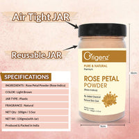 Thumbnail for Origenz Pure & Natural Rose Petals Powder