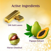 Thumbnail for Lotus Herbals Radiant Gold Cellular Glow Facial Kit ingredents