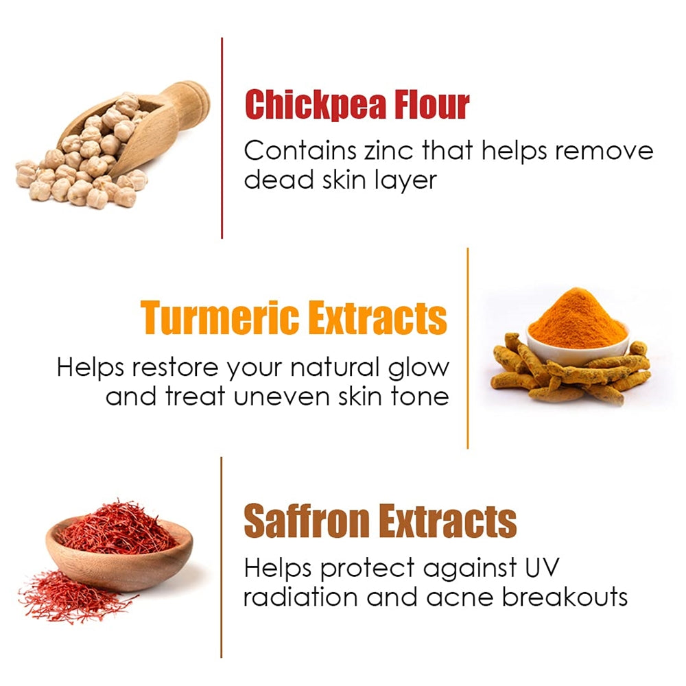 Wow Skin Science Ubtan Face & Body Pack Ingredients 