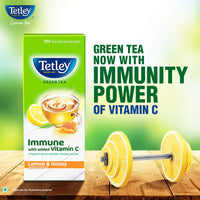 Thumbnail for Tetley Green Tea Lemon and Honey (100 Tea Bags)