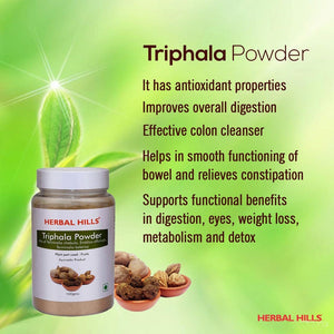 Herbal Hills Ayurveda Organic Triphala Powder Ingredients