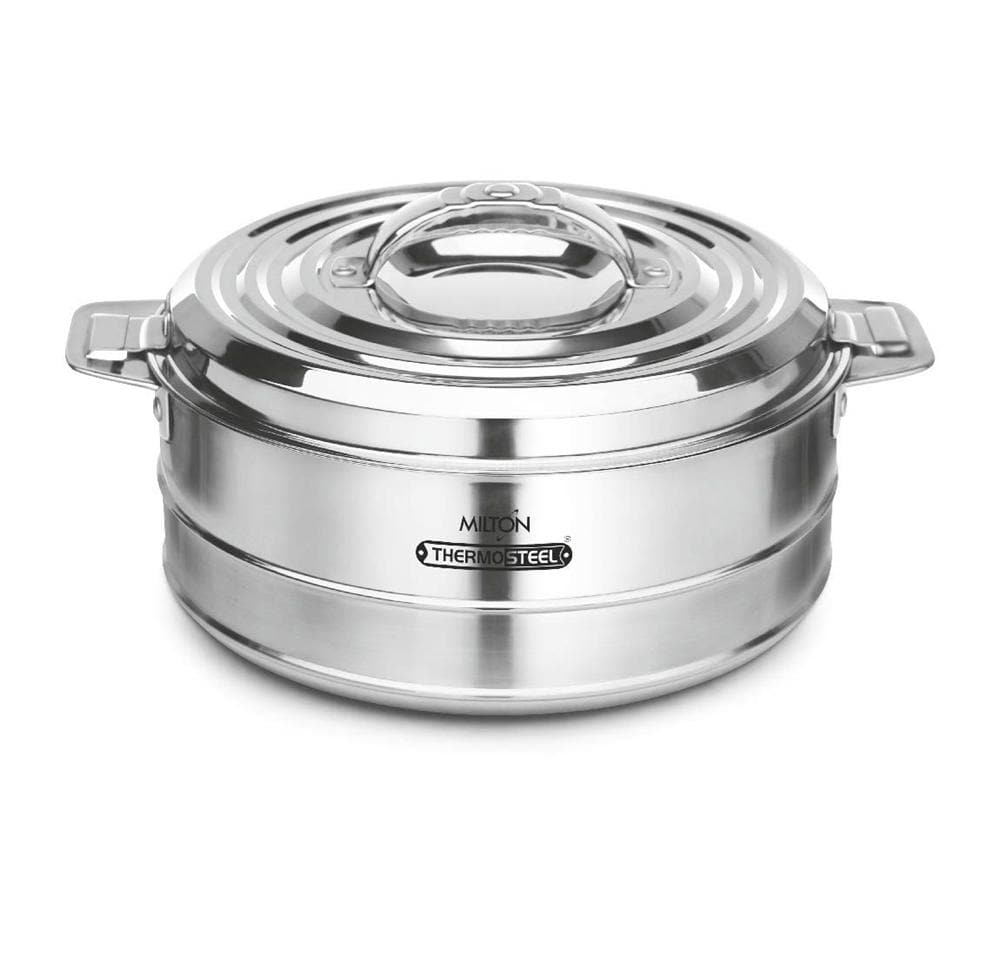 Milton Stainless Steel Fortuner Casserole - 2500ml - Distacart
