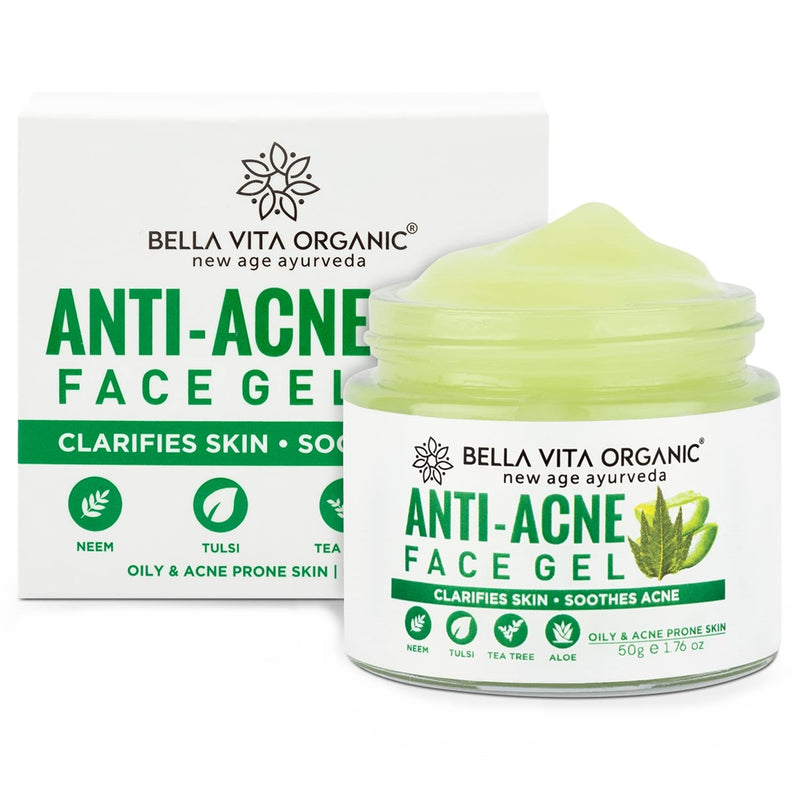 Bella Vita Organic Anti Acne Face Gel Creme - Distacart