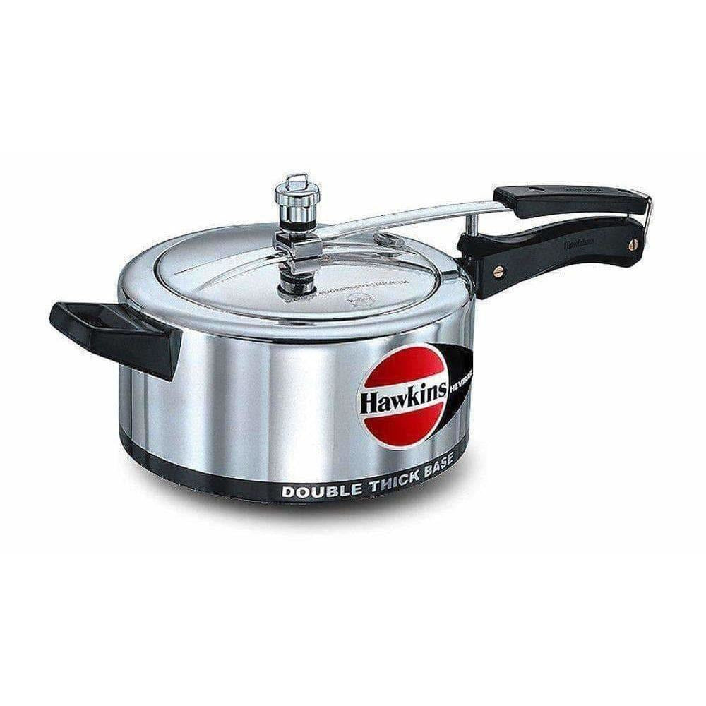 Double Thickness Base - Aluminum Pressure Cooker, 3.5 Litres - Distacart