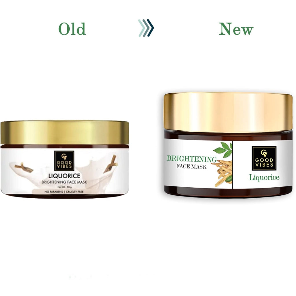 Good Vibes Brightening Face Mask - Liquorice - Distacart