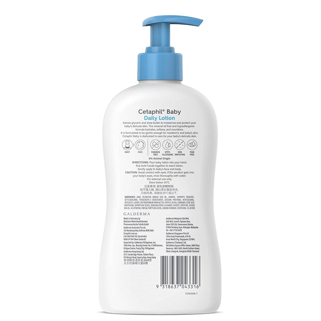 Cetaphil Baby Daily Lotion With Shea Butter - Distacart
