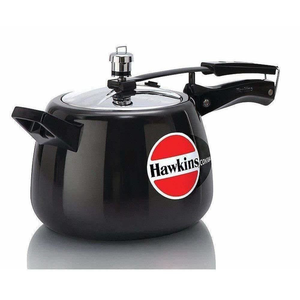 Black - Anodized Aluminium Pressure Cooker, 3.5 Litres - Distacart