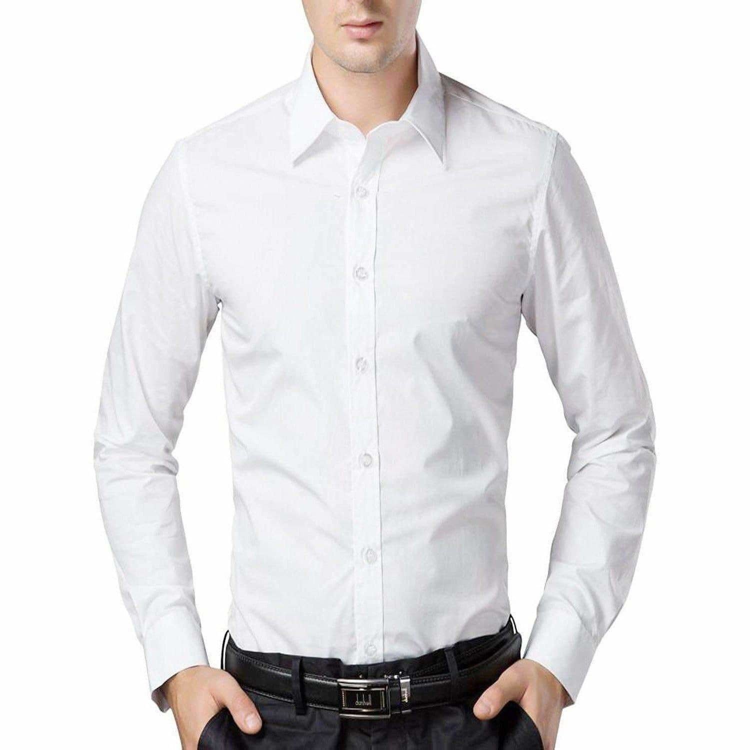 Men's Cotton Solid Full Sleeve Shirts - Distacart
