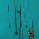 Thumbnail for Green Color - Fabric Hanging Dress Double Sided Jewelry Organizer - Distacart