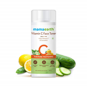 Mamaearth Vitamin C Face Toner And Face Wash.