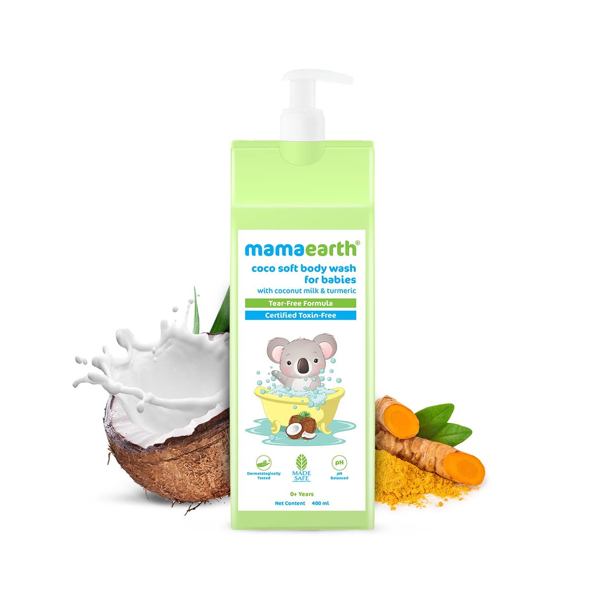 Mamaearth Coco Soft Body Wash For Babies With Coconut Milk & Turmeric - Distacart