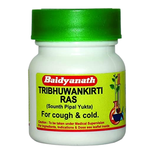 Baidyanath Tribhuvankirti Ras Tablets - Distacart
