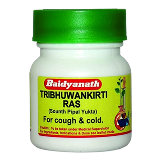 Baidyanath Tribhuvankirti Ras Tablets - Distacart