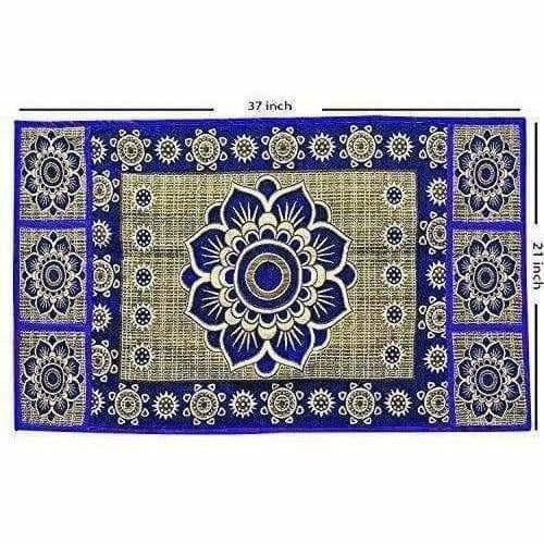 Cotton Refrigerator Cover Set - Blue - Distacart