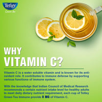 Thumbnail for Tetley Green Tea Lemon and Honey vitamin c