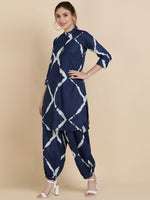 Thumbnail for Sangria Dyed Pure Cotton Kurta With Salwar - Distacart