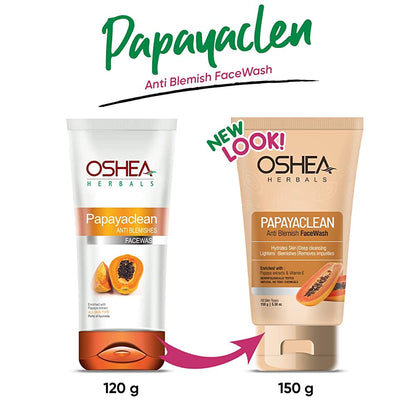 Oshea Herbals Papayaclean Anti Blemish Face Wash - Distacart