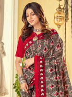 Thumbnail for Kalini Ethnic Motifs Printed Dabu Saree - Distacart