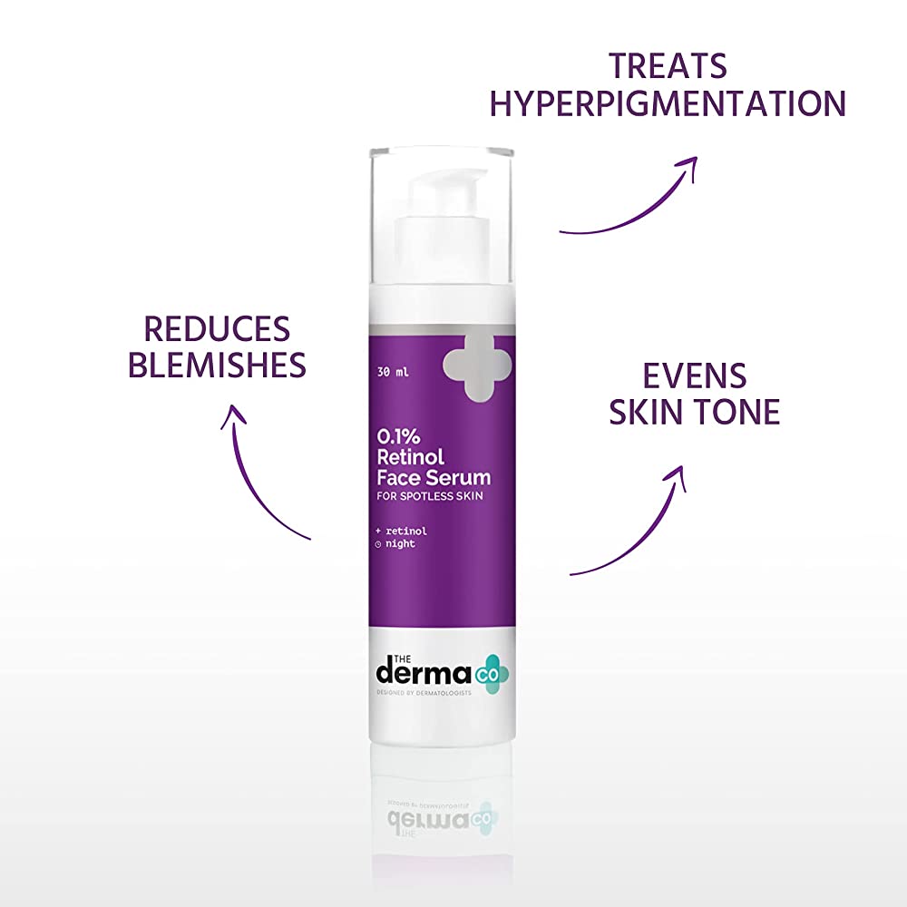 The Derma Co 0.1% Retinol Serum for Spotless Skin - Distacart