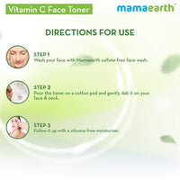 Thumbnail for Mamaearth Vitamin C Face Toner And Face Wash Directions for use