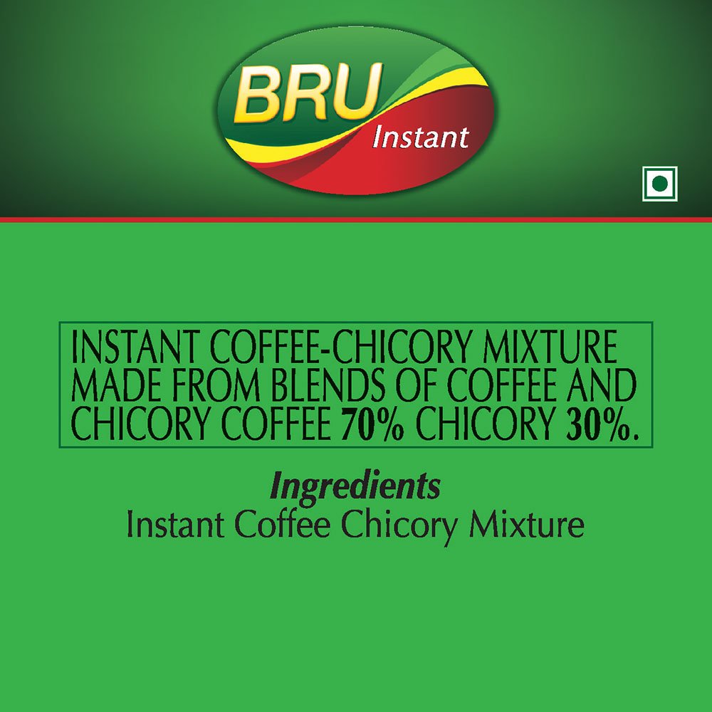 Bru Instant Coffee Jar ingredients
