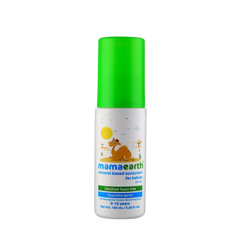 Mamaearth Mineral Based Sunscreen Lotion For Babies (0-10 Years) - Distacart