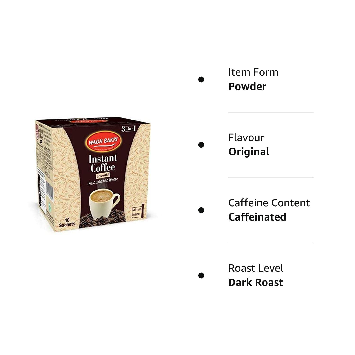 Wagh Bakri Coffee Instant Premix Cappuccino - Distacart