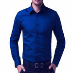 Thumbnail for Men's Cotton Solid Full Sleeve Shirts - Distacart
