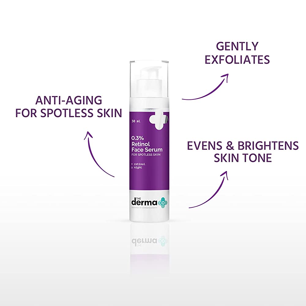 The Derma Co 0.3% Retinol Serum for Spotless Skin - Distacart