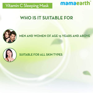 Mamaearth Vitamin C Sleeping Mask For Skin Illumination