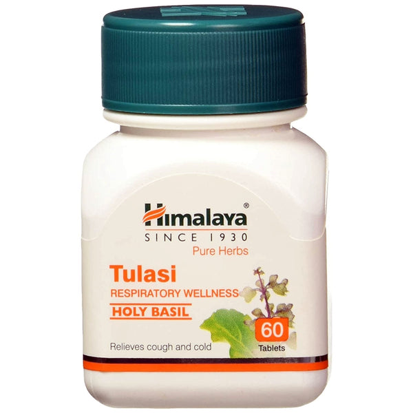 Himalaya Wellness Pure Herbs Tulasi Respiratory Wellness - 60 Tablets - Distacart