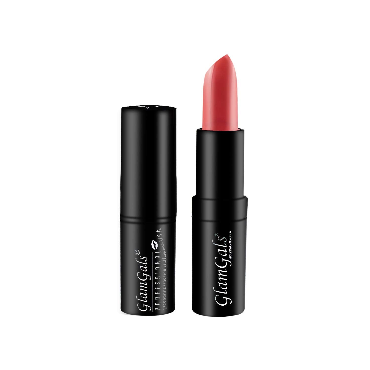 Glamgals Hollywood-U.S.A Matte Finish Kiss Proof Lipstick-Brick Red - Distacart