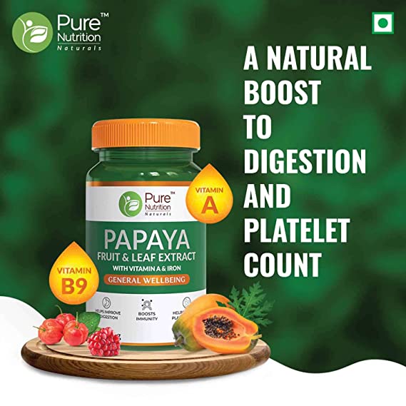 Pure Nutrition Papaya Complete Capsules - Distacart