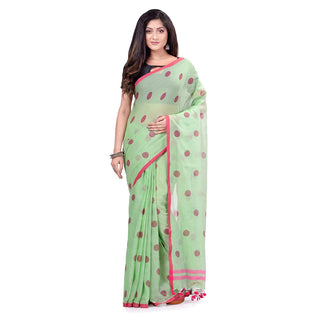 Desh Bidesh Women's Traditional Soft Mulmul Bengal Handloom Pure Cotton Saree - Distacart
