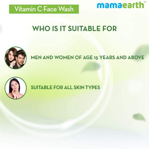Mamaearth Vitamin C Face Wash For Skin Illumination - Distacart