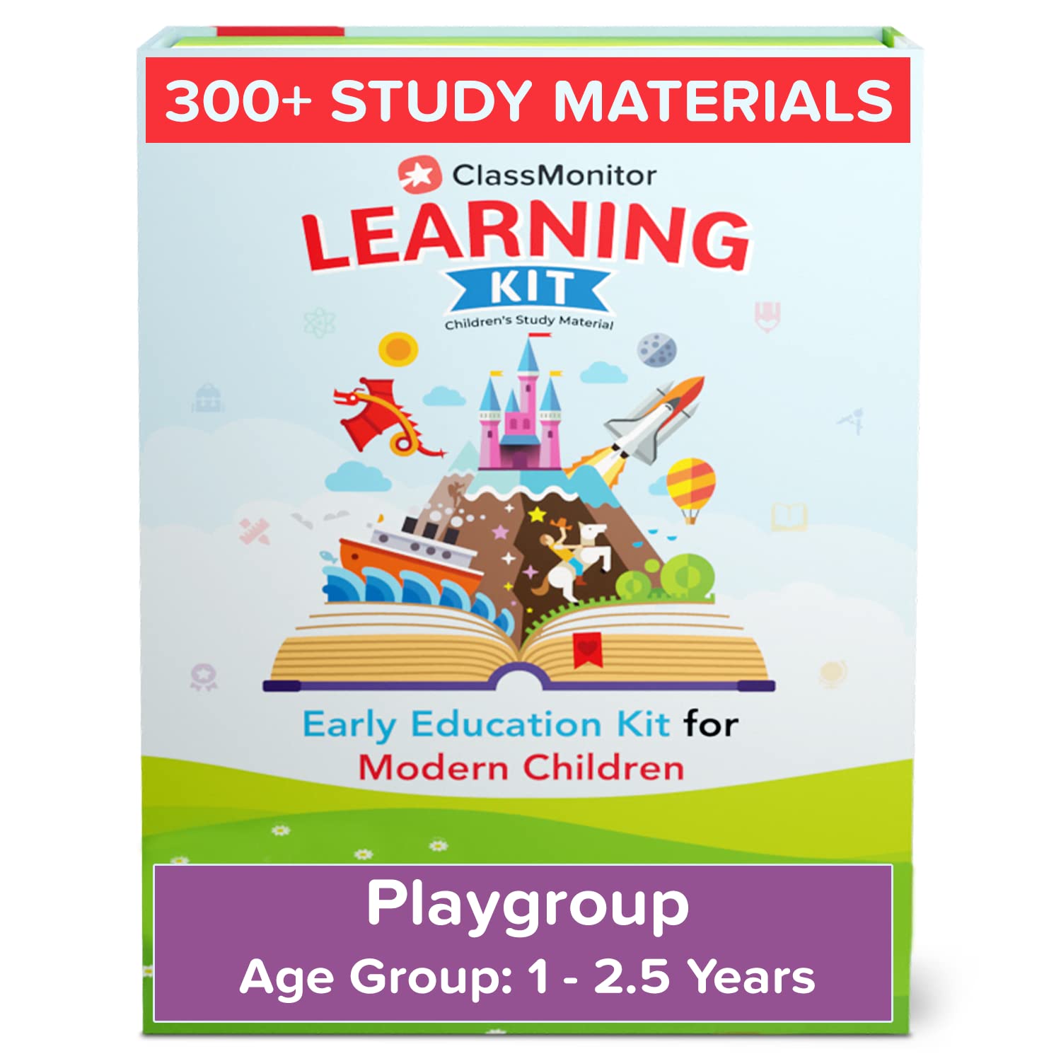 ClassMonitor Playgroup Home Learning Kit with Free Mobile App for 1 - 2.5 Years with 300+ Worksheet For kids of 2 Years - Distacart