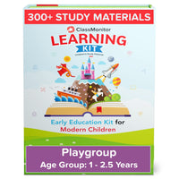 Thumbnail for ClassMonitor Playgroup Home Learning Kit with Free Mobile App for 1 - 2.5 Years with 300+ Worksheet For kids of 2 Years - Distacart