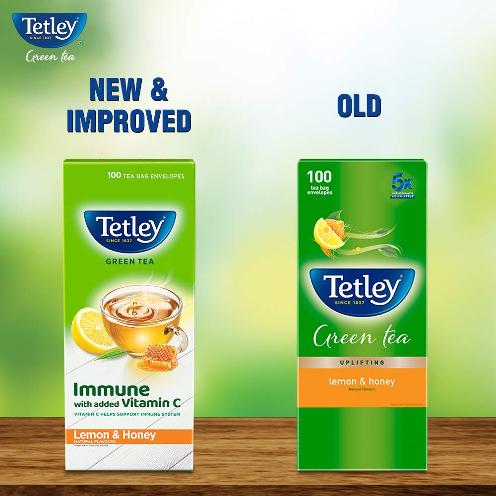 Tetley Green Tea Lemon and Honey Online