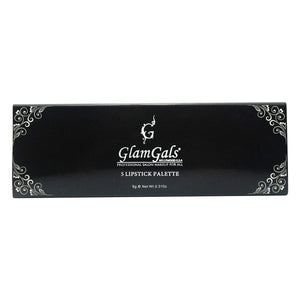 Glamgals Hollywood-U.S.A 5 Color Lipstick Palette, Dark Pink - Distacart
