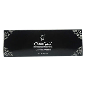 Glamgals Hollywood-U.S.A 5 Color Lipstick Palette, Dark Pink - Distacart