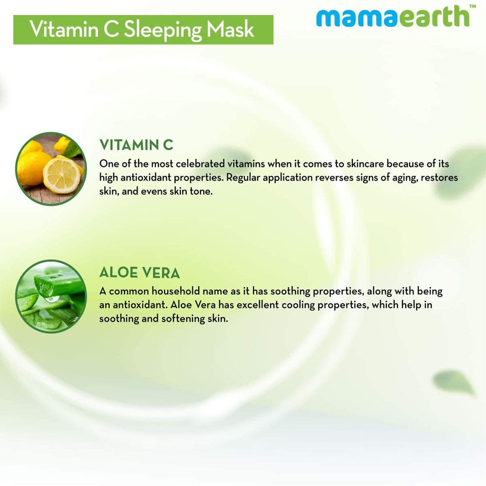 Mamaearth Vitamin C Sleeping Mask Skin Illumination