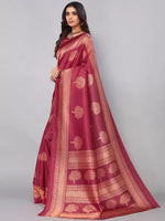 Thumbnail for Kalini Floral Cotton Silk Saree - Distacart