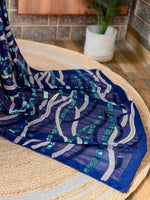 Thumbnail for Mitera Embellished Sequinned Pure Georgette Saree - Distacart