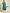 Sangria Women Green Floral Embroidered Mirror Work Kurta - Distacart