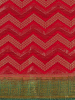 Thumbnail for Kalini Ethnic Motifs Woven Design Zari Detail Kanjeevaram Saree - Distacart