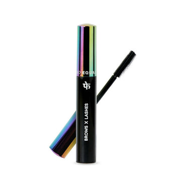 FAE Beauty 2 in 1 Brows X Lashes Brash Dual Mascara and Brow Gel - Jet Black - Distacart